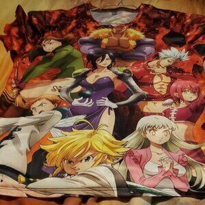 asian 3xl seven deadly sins shirt